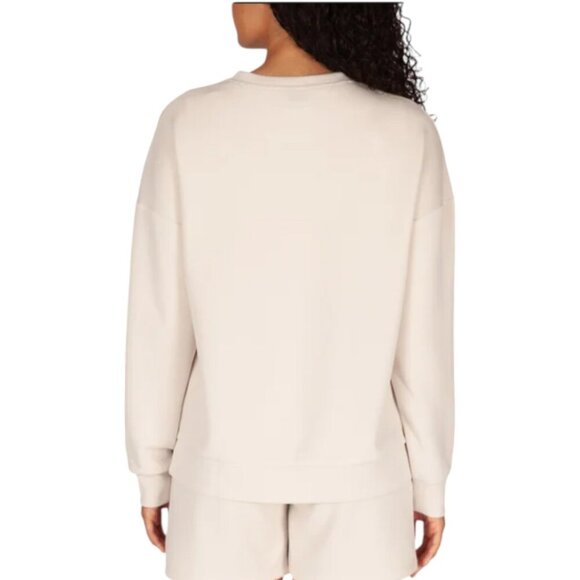 NEW Lazypants Sueded Crewneck | Cream - Picture 3 of 7